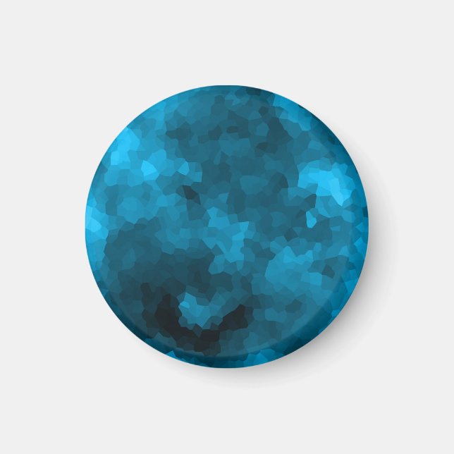 Blaue Polygonal Magnet (Vorne)