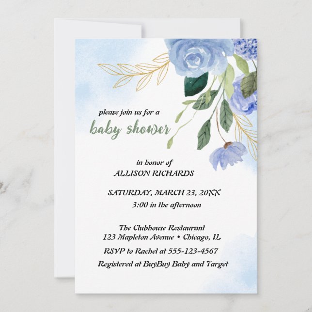 blaue Postkarten (Vorderseite)