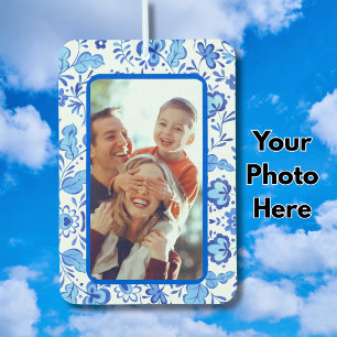 Blaue Produktfamilie auf beiden Seiten ein und das Autolufterfrischer