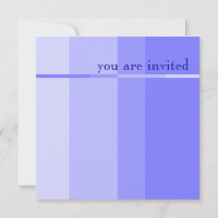 Blaue Progression Moderne Party Einladung