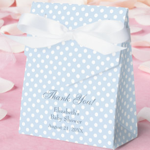 Blaue Punkte Babyparty-Geschenkbox Geschenkschachtel