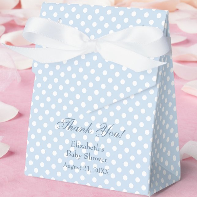 Blaue Punkte Babyparty-Geschenkbox Geschenkschachtel (Von Creator hochgeladen)