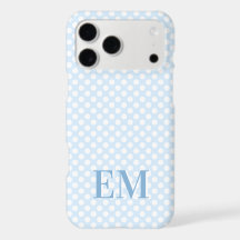 Blaue Punkte Modernes Marken-Monogramm