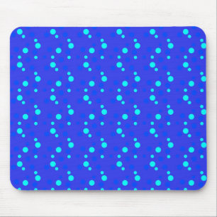 blaue Punkte Mousepad