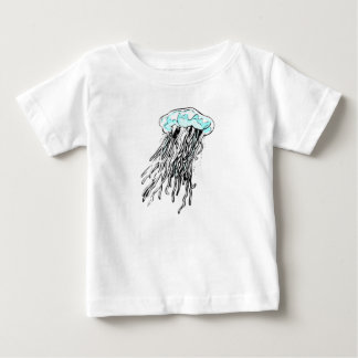 Blaue Qualle Baby T-shirt