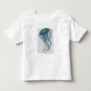 Blaue Qualle Kleinkind T-shirt