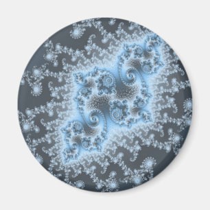 Blaue Qualle Magnet