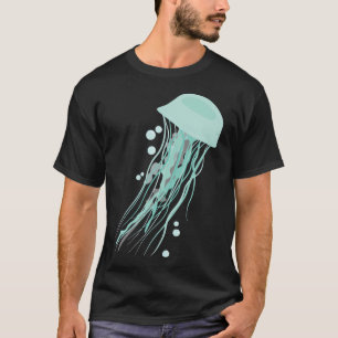 Blaue Qualle T-Shirt
