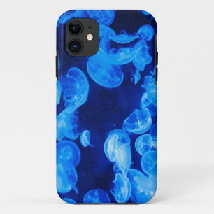 Blaue Qualle unter Wasser Case-Mate iPhone Hülle