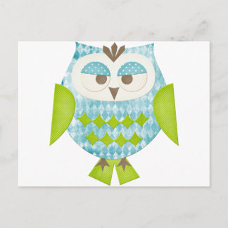 Blaue Raute Postkarte