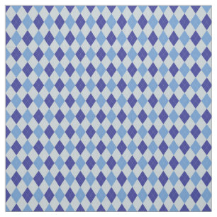 Blaue Raute Stoff