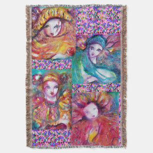 BLAUE, RED,YELLOW CARNIVAL MASCHINEN MIT CONFETTI DECKE