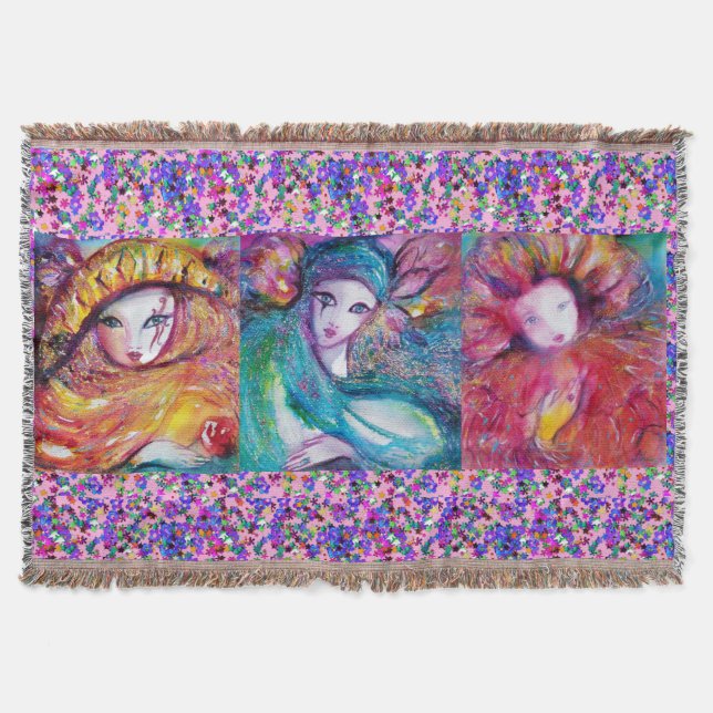 BLAUE, RED,YELLOW CARNIVAL MASCHINEN MIT CONFETTI DECKE (Vorderseite)