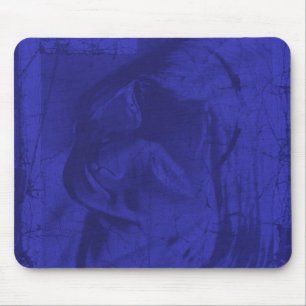 Blaue Reflektionen Mousepad