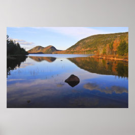 Blaue Reflektionen Poster