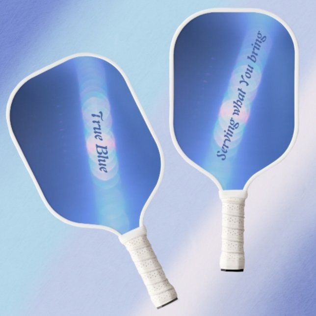 Blaue Refraktion Pickleball Schläger (Von Creator hochgeladen)