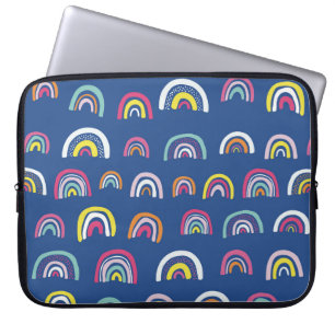 Blaue Regenbogen-Laptop-Hülle Laptopschutzhülle