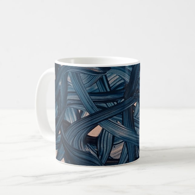 BLAUE RIBBONS Tasse (Vorderseite Links)