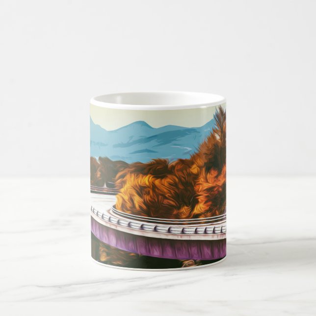 BLAUE RIDGE PARKWAY - VIRGINIA - NORTH CAROLINA US KAFFEETASSE (Mittel)