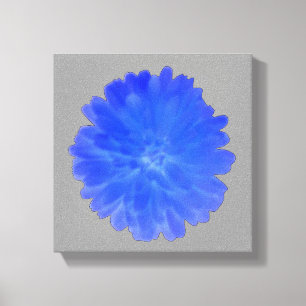 Blaue Ringelblumen-Leinwanddruck Leinwanddruck