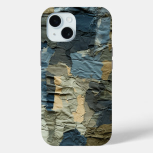 Blaue Rippengargo Camouflage Muster Sommerstrand Case-Mate iPhone Hülle