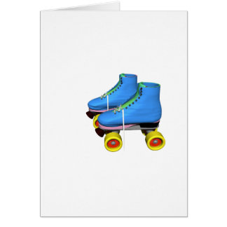Blaue Rollen-Skate