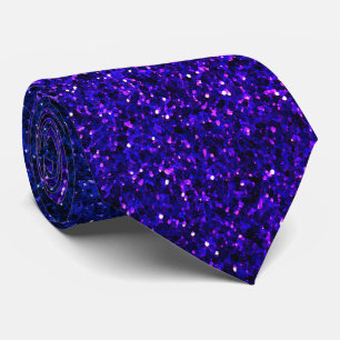Blaue rosa glitzernde abstrakte Geburtstags-Hochze Krawatte