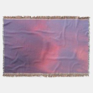 Blaue rosa Wolken Decke
