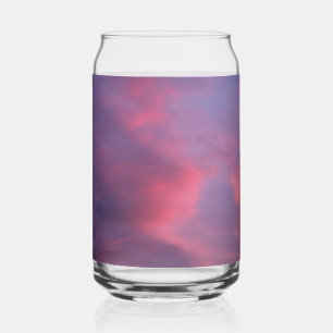 Blaue rosa Wolken Dosenglas