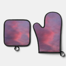 Blaue rosa Wolken