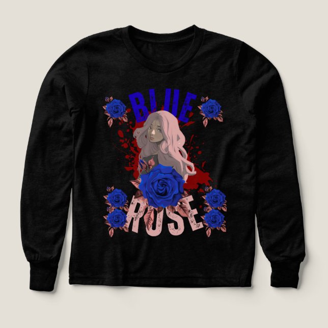 blaue Rose (Design Vorderseite)