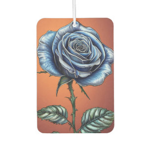 Blaue Rose Autolufterfrischer