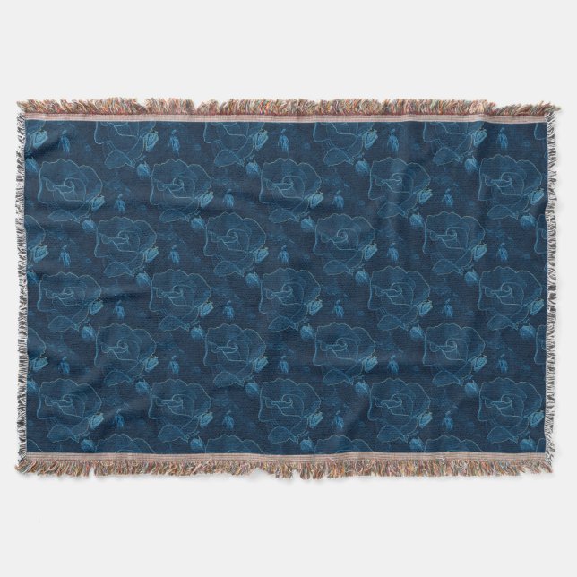 Blaue Rose Decke (Vorderseite)