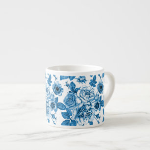 Blaue Rose Espressotasse