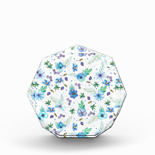 Blaue Rose Fotoblock