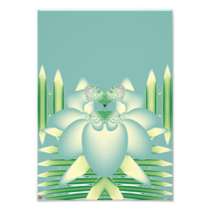 Blaue Rose Fotodruck