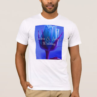 Blaue Rose Freude T-Shirt
