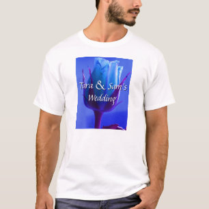 Blaue Rose Freude T-Shirt