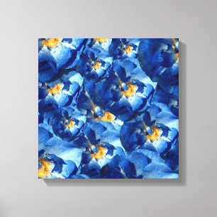 Blaue Rose gepackte Canvas Leinwanddruck