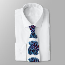 Blaue Rose Groom White Wedding Krawatte