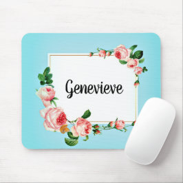 Blaue Rose kennzeichnet Ihr Land Mousepad
