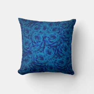 Blaue Rose Kissen