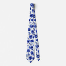 Blaue Rose Krawatte