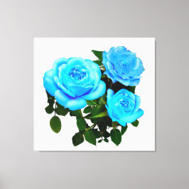 Blaue Rose Leinwanddruck