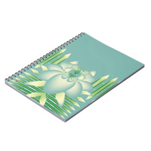 Blaue Rose Notizblock