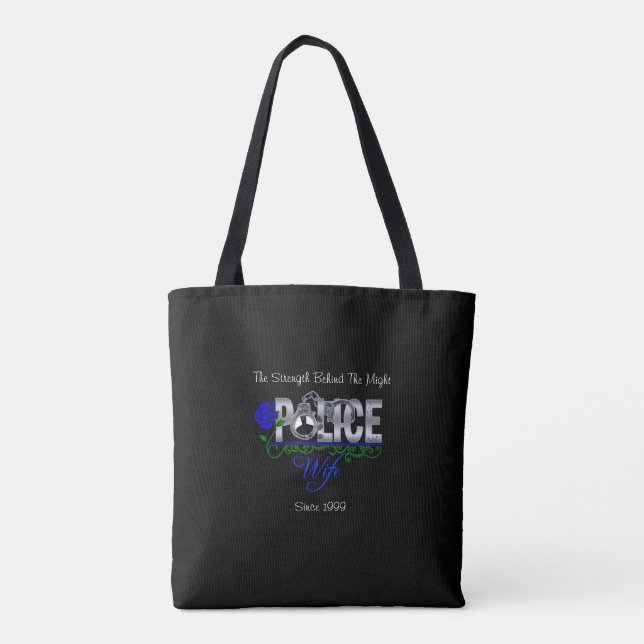 Blaue Rose - Polizeiliche Ehefrau (Rückseite)