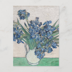 Blaue Rose Postkarte