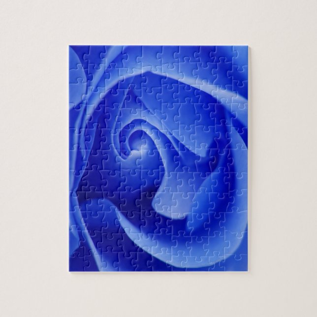 blaue Rose Puzzle (Vertikal)