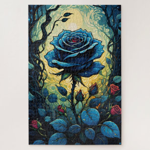 Blaue Rose Reben 1 Puzzle