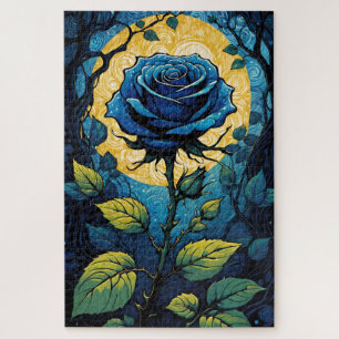 Blaue Rose Reben 3 Puzzle